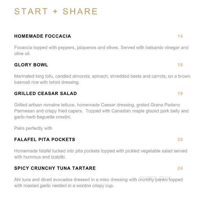 Sage Tapas & Wine Bar - Nelson, BC menu_pic