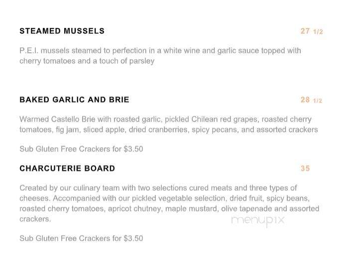 Sage Tapas & Wine Bar - Nelson, BC menu_pic