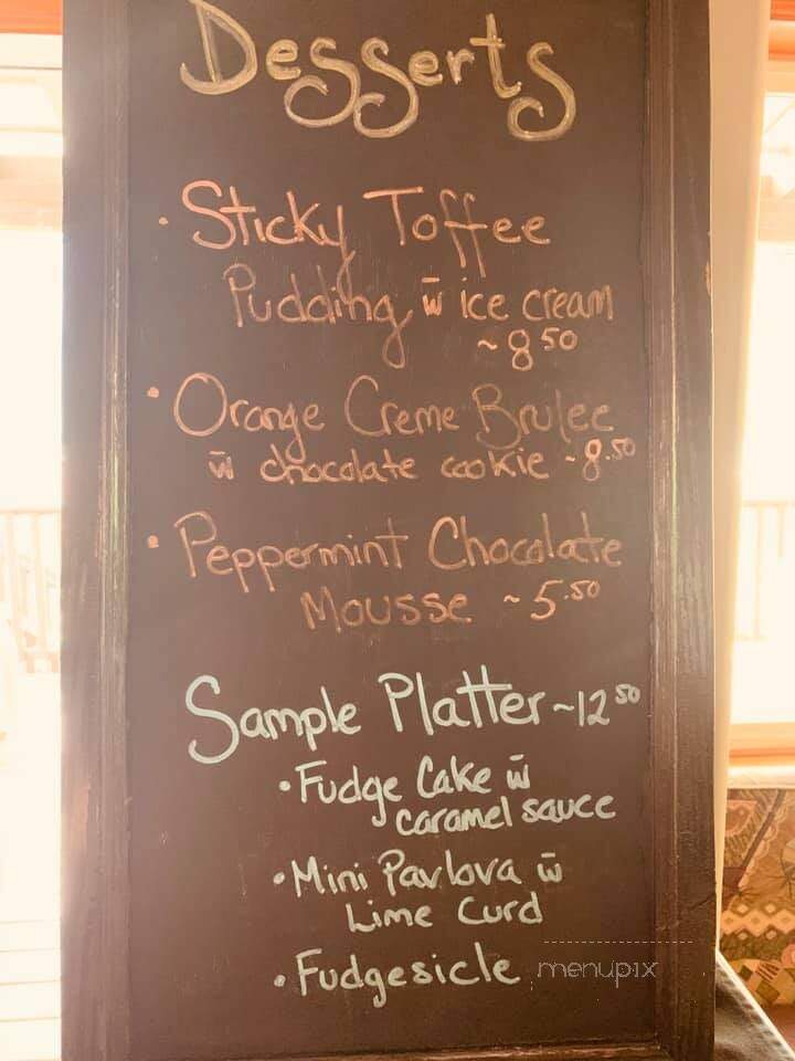 Sage Tapas & Wine Bar - Nelson, BC menu_pic