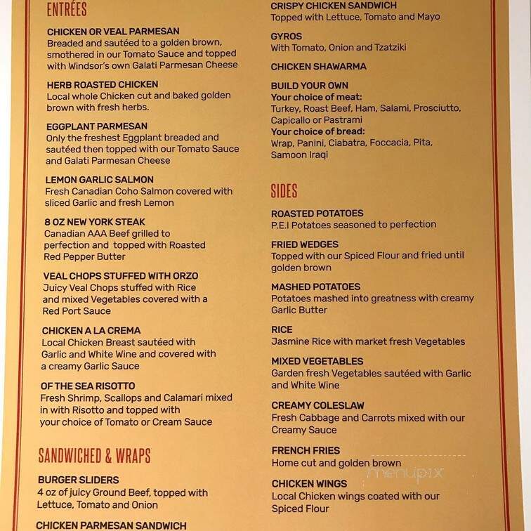 Arcata Pizzeria - Windsor, ON menu_pic