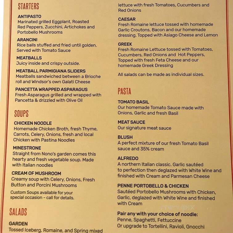 Arcata Pizzeria - Windsor, ON menu_pic