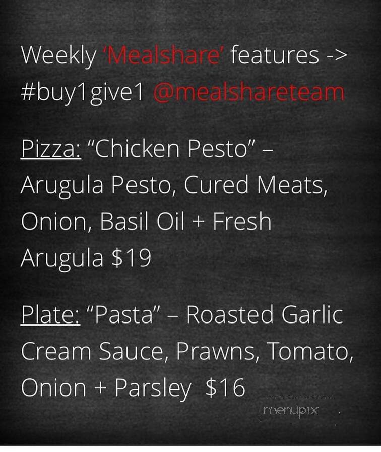 Una Pizza and Wine - Calgary, AB menu_pic