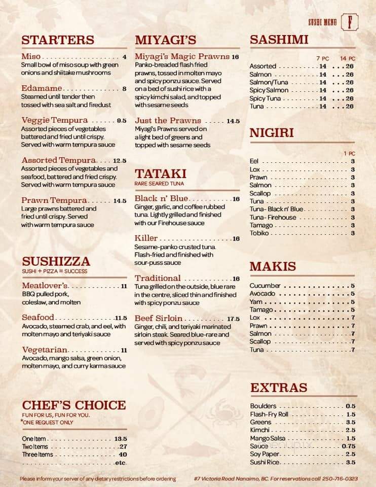 Fire House Grill - Nanaimo, BC