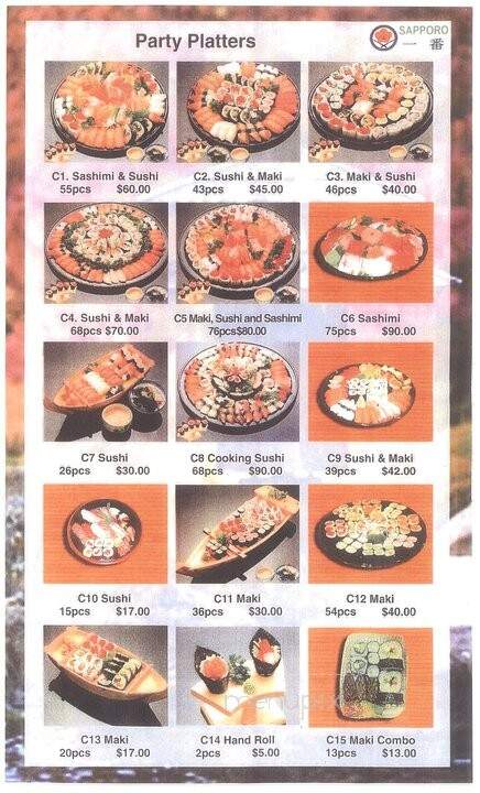 Sudbury Sapporo Ichibang - Sudbury, ON menu_pic