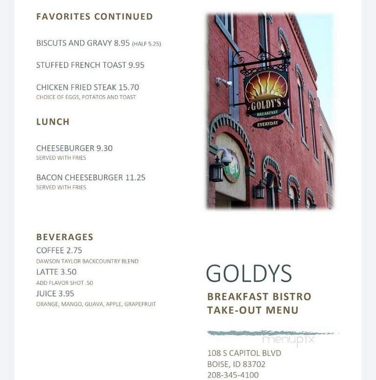 Goldy's Breakfast Bistro - Boise, ID