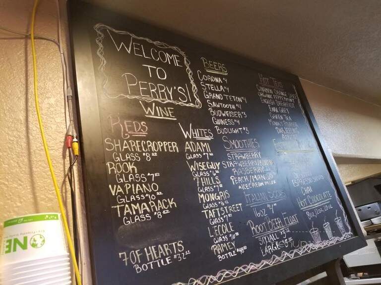 Perry's Restaurant - Ketchum, ID menu_pic