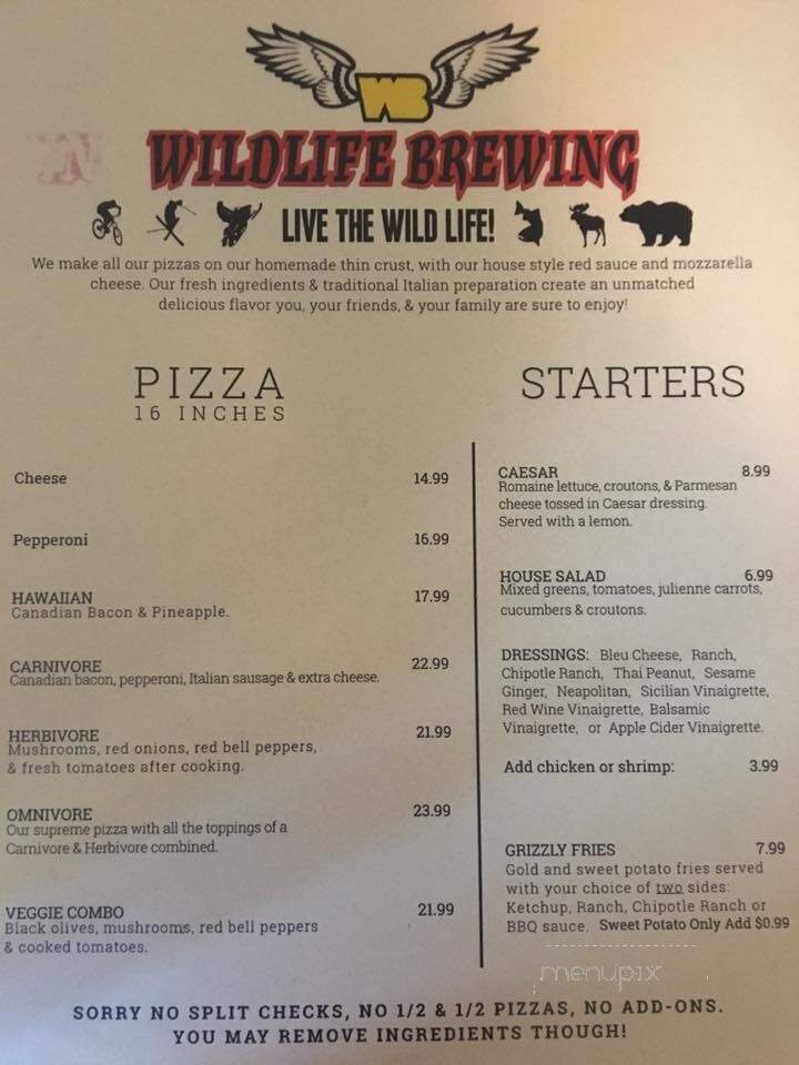 Wildlife Brewing & Pizza - Victor, ID