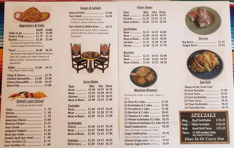 Acapulco Cafe - Rock Island, IL menu_pic