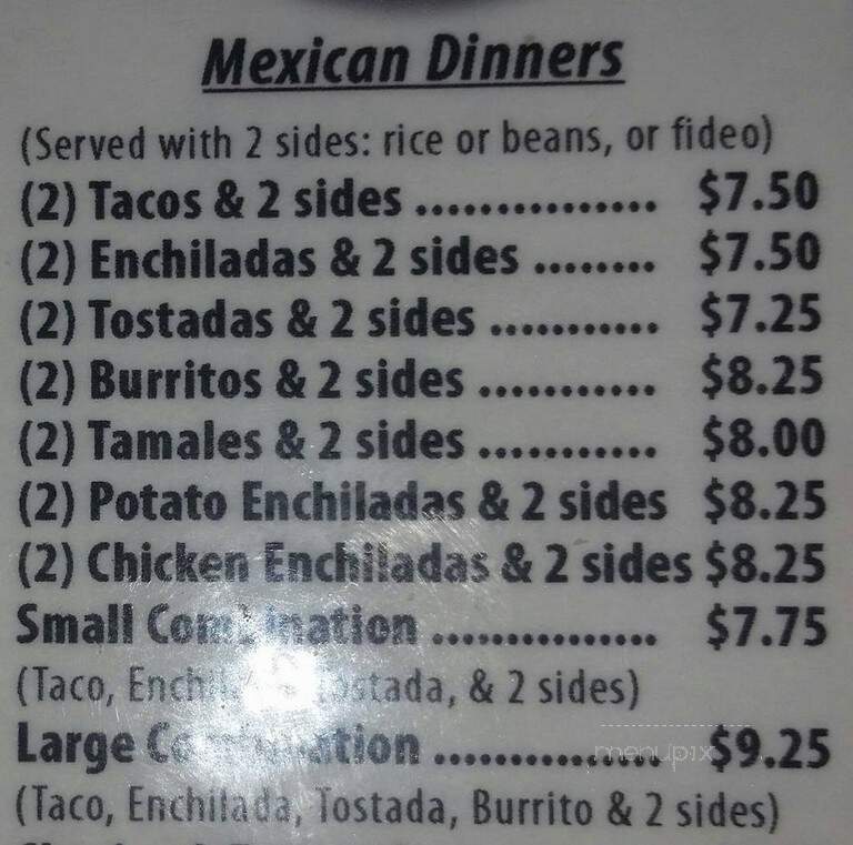 Acapulco Cafe - Rock Island, IL menu_pic