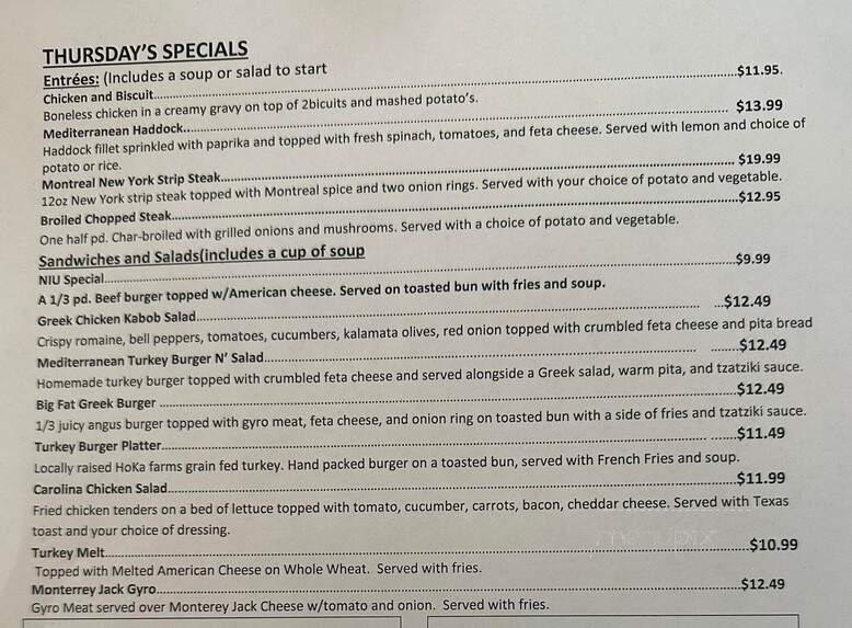 Junction Eating Place - Dekalb, IL menu_pic