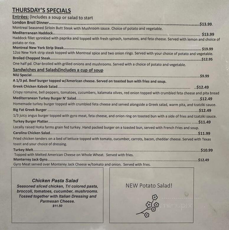 Junction Eating Place - Dekalb, IL menu_pic