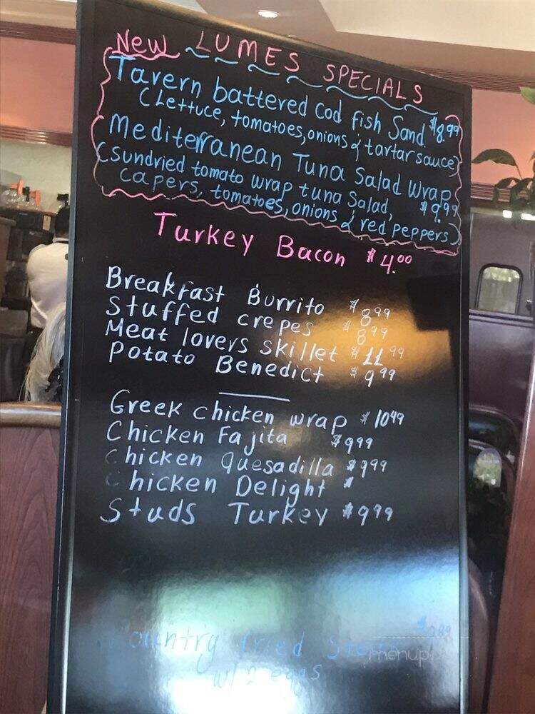 Lumes Pancake House - Palos Heights, IL menu_pic