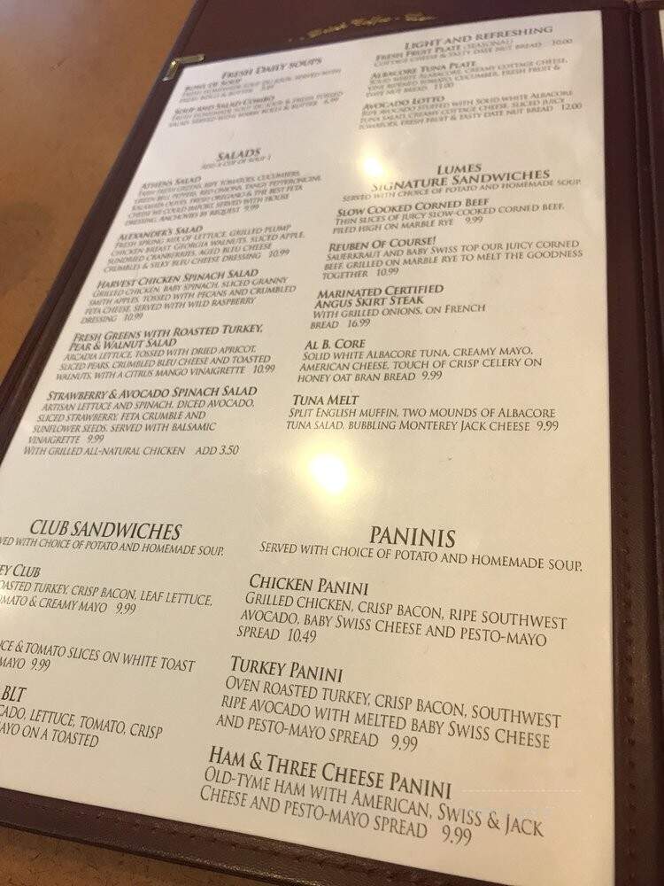 Lumes Pancake House - Palos Heights, IL menu_pic