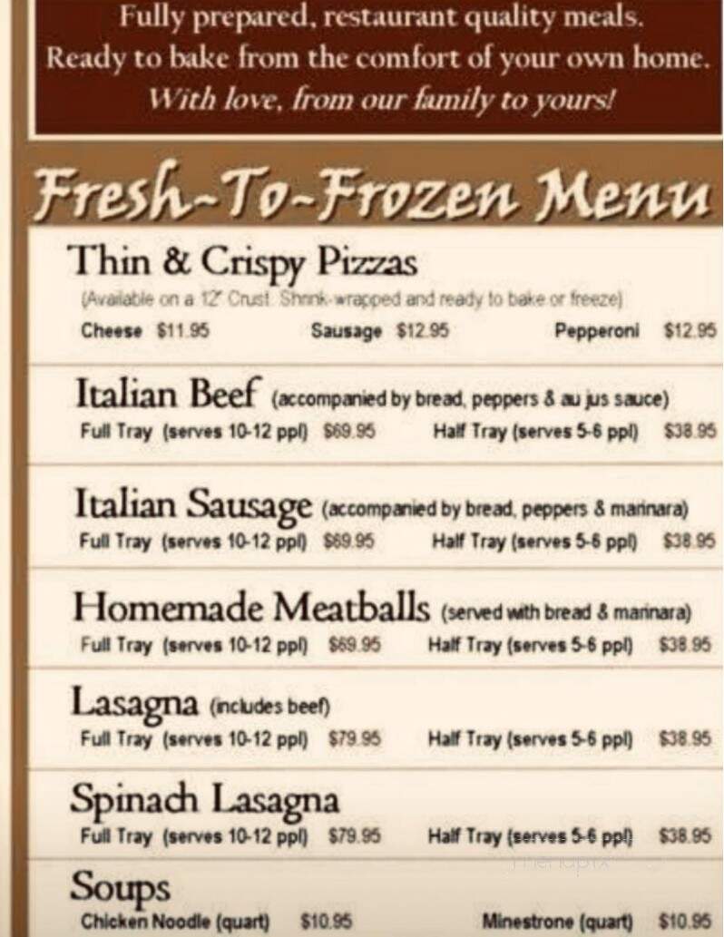 Marcello's Father & Son Restaurant - Northbrook, IL menu_pic