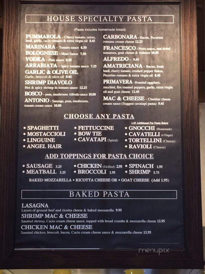 Marino's Pizza & Pasta - Elk Grove Village, IL menu_pic