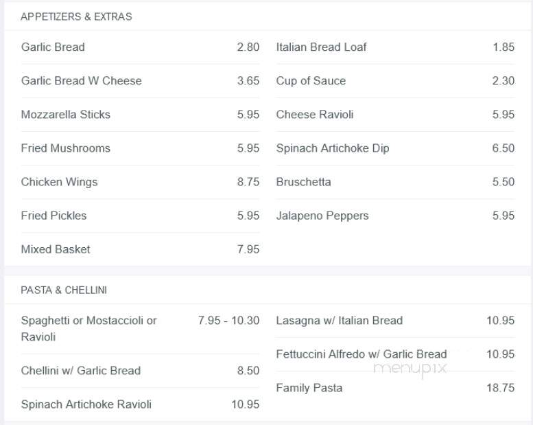 Angelo's Pizzeria - Sterling, IL menu_pic
