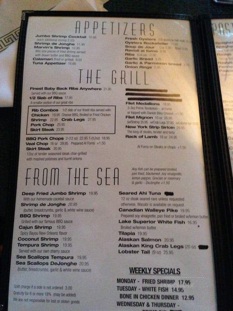 Nite N' Gale - Highwood, IL menu_pic