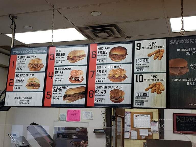 Rax Restaurant - Joliet, IL menu_pic