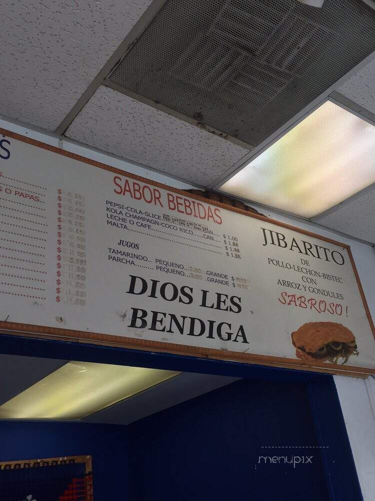 Sabor Latino - Chicago, IL menu_pic