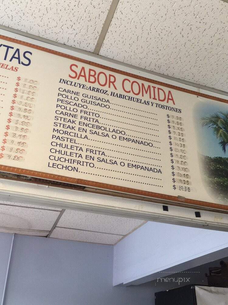 Sabor Latino - Chicago, IL menu_pic