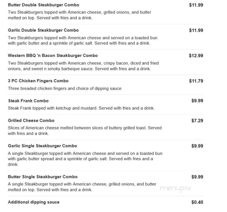 Steak 'n Shake - Pekin, IL menu_pic