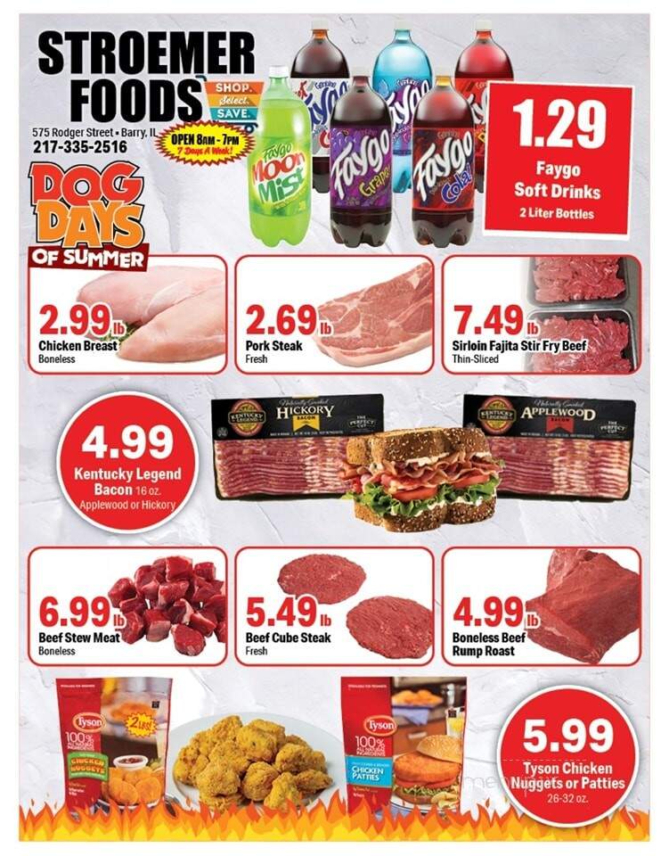 Stroemer Foods - Barry, IL menu_pic