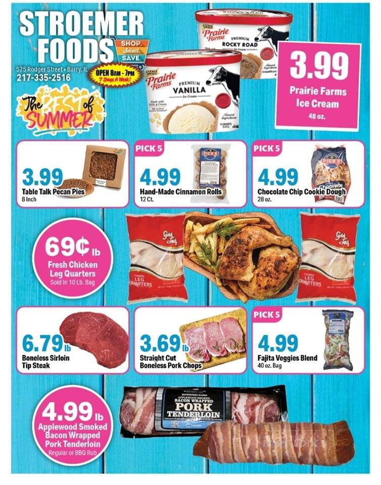 Stroemer Foods - Barry, IL menu_pic