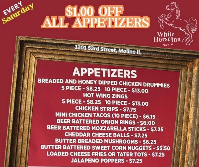 White Horse Inn - Moline, IL menu_pic
