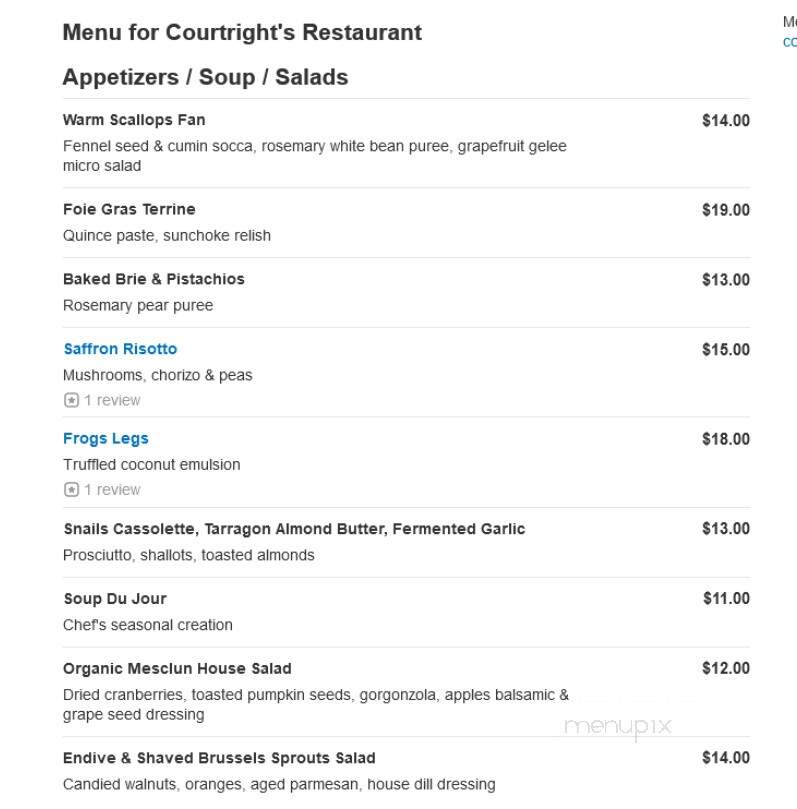 Courtright's Restaurant - Willow Springs, IL