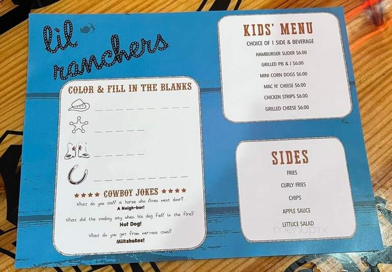 Longhorn Saloon - Barnes City, IA menu_pic