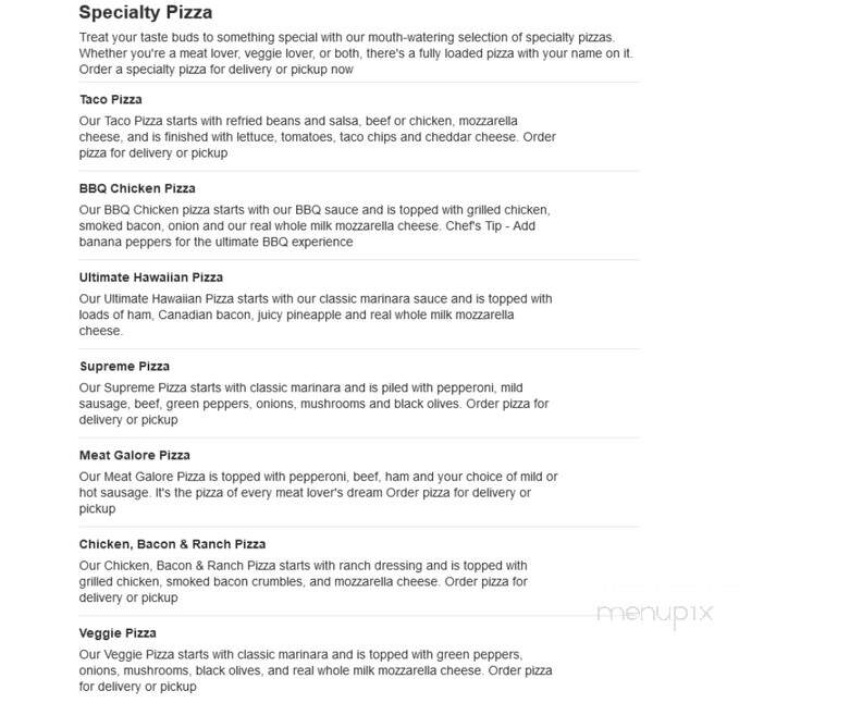 Casey's General Store - Chanute, KS menu_pic
