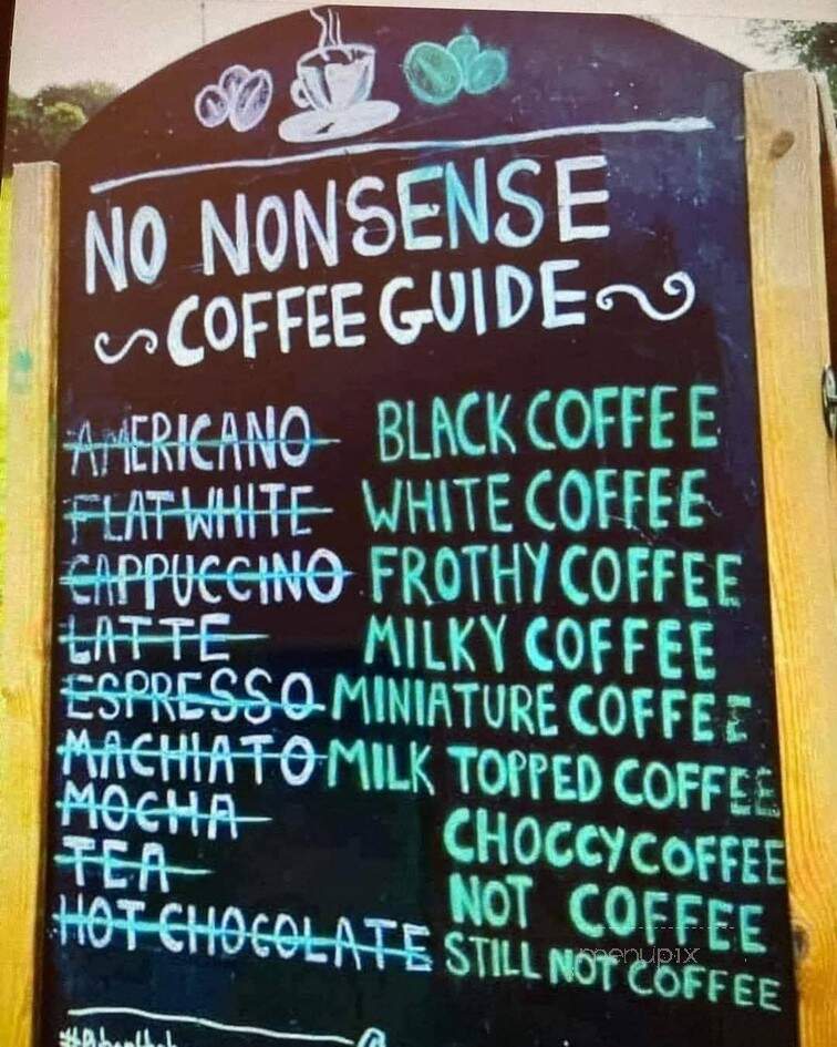 Fire Escape Coffee House - Chanute, KS menu_pic