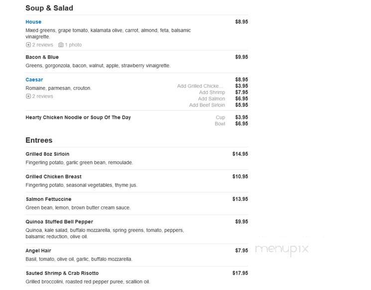 Teller's - Lawrence, KS menu_pic