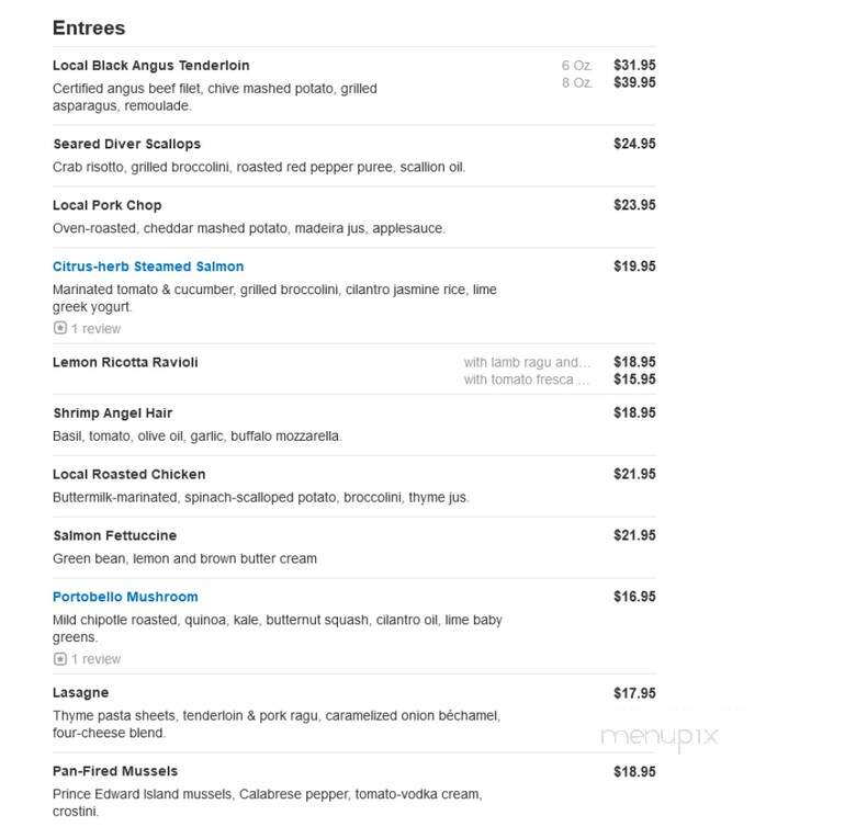 Teller's - Lawrence, KS menu_pic
