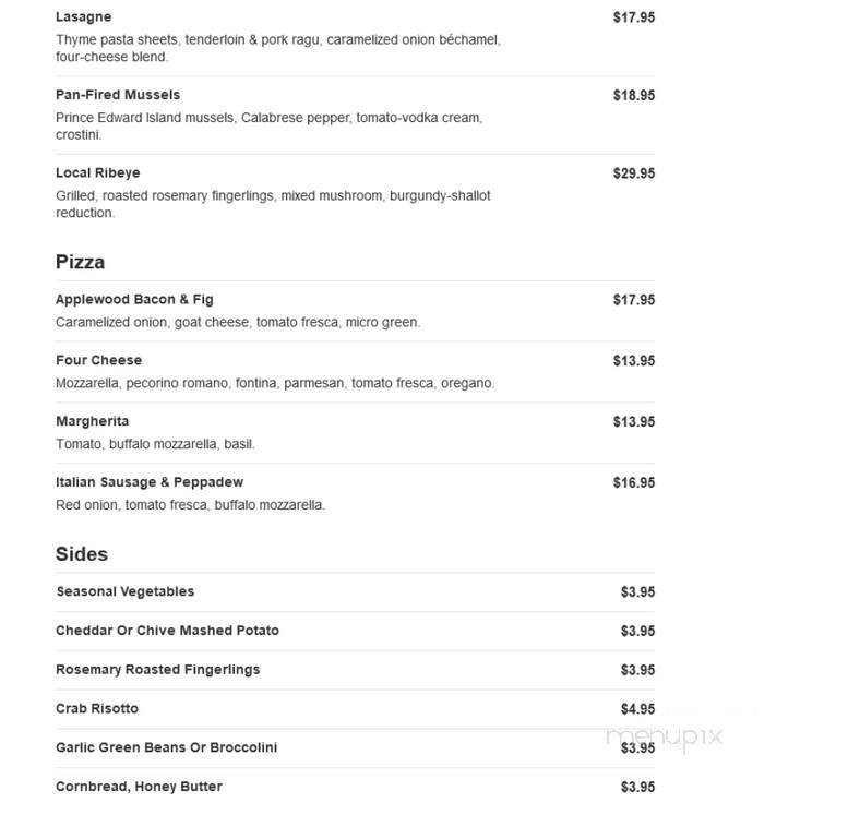 Teller's - Lawrence, KS menu_pic