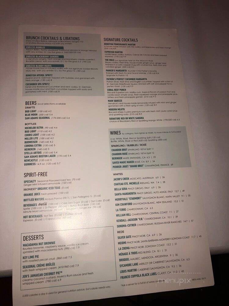 Bonefish Grill - Louisville, KY menu_pic