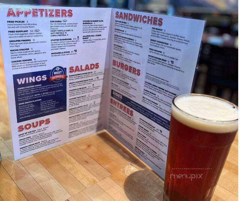 Barleycorn's - Cold Spring, KY menu_pic