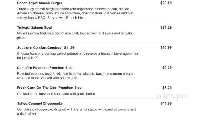 O'Charley's - Richmond, KY menu_pic