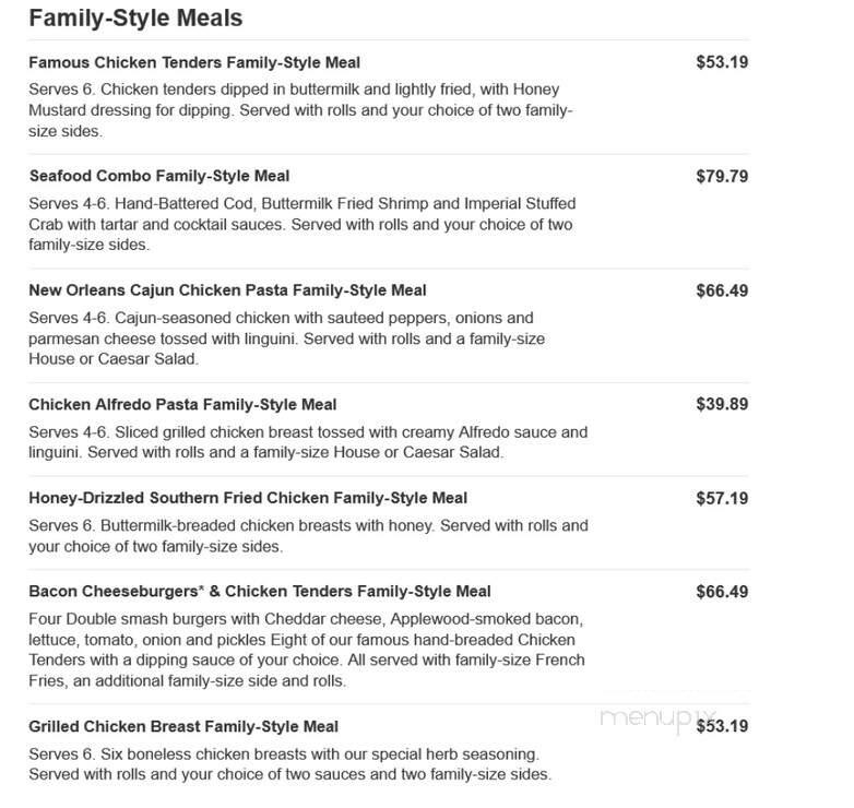 O'Charley's - Richmond, KY menu_pic