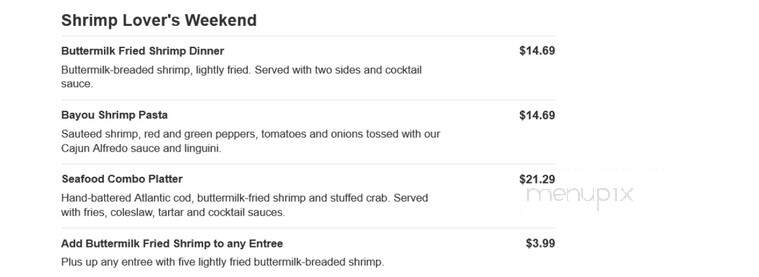 O'Charley's - Richmond, KY menu_pic