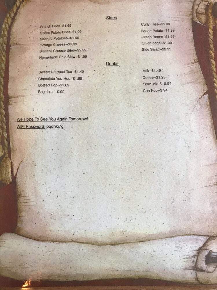Clear Creek Market - Salt Lick, KY menu_pic