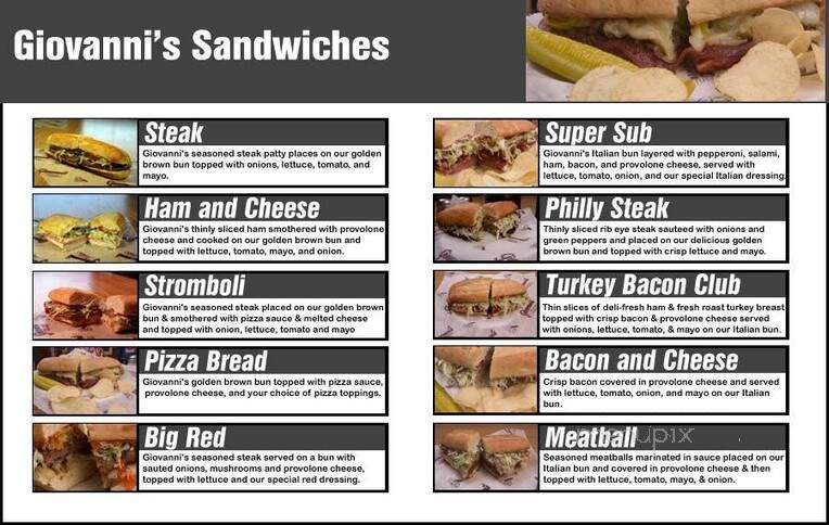 Giovanni's - South Williamson, KY menu_pic