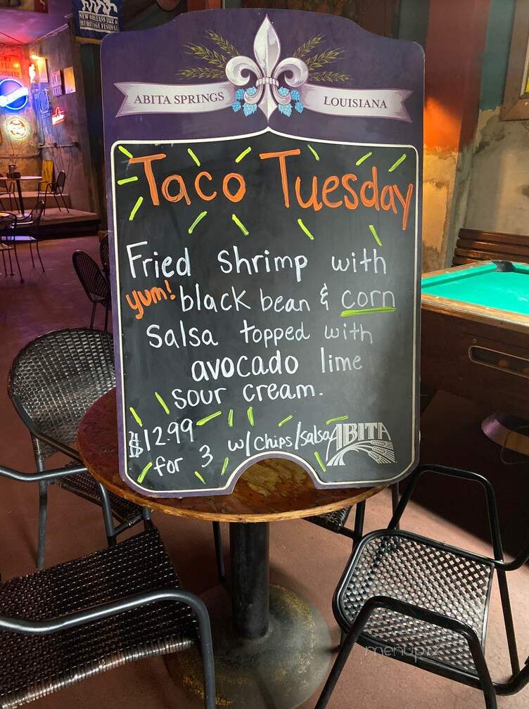 Sundown Tavern Patio & Grill - Ruston, LA menu_pic
