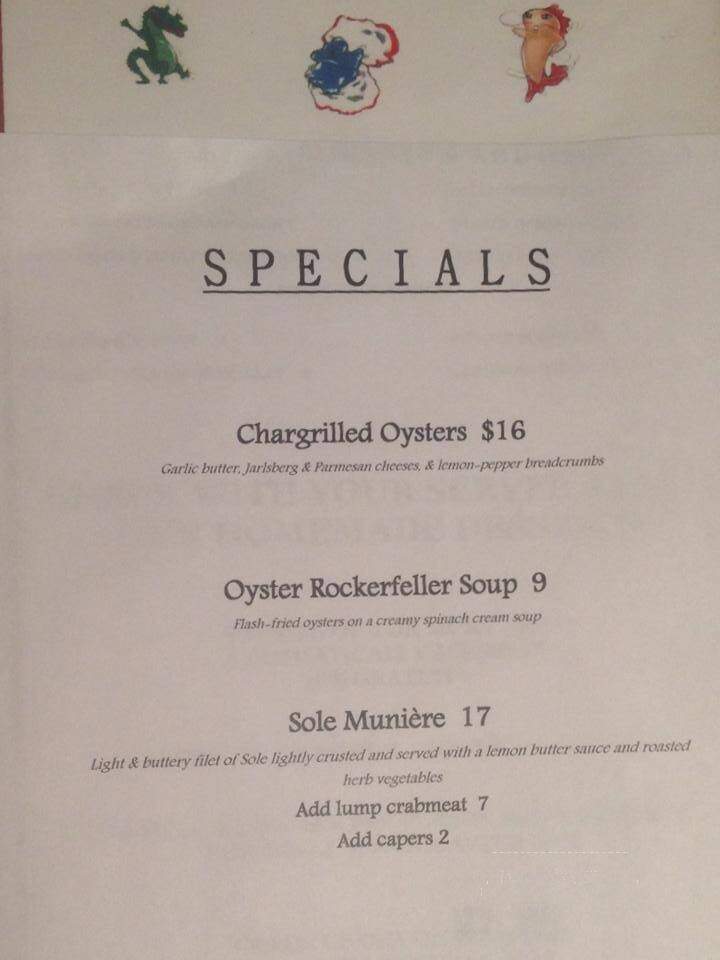 Randol's Cajun Restaurant - Lafayette, LA menu_pic
