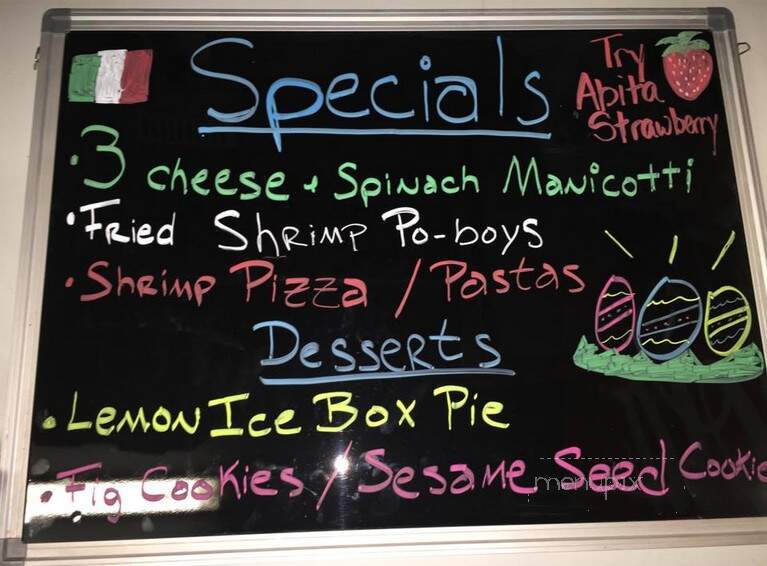 Gio's Pizza & Spaghetti House - Metairie, LA menu_pic