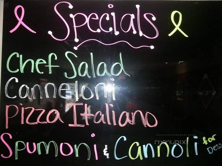 Gio's Pizza & Spaghetti House - Metairie, LA menu_pic