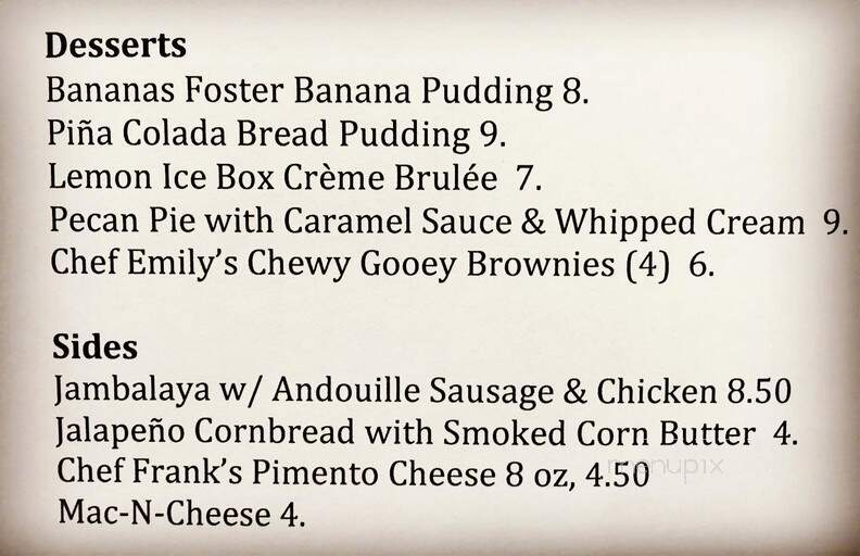 Brigtsen's Restaurant - New Orleans, LA menu_pic