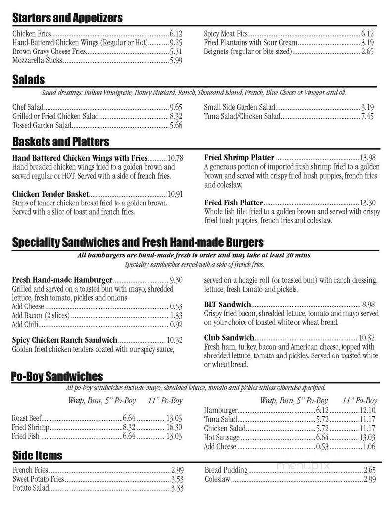 Coffee - Marrero, LA menu_pic