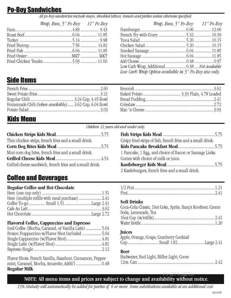 Coffee - Marrero, LA menu_pic