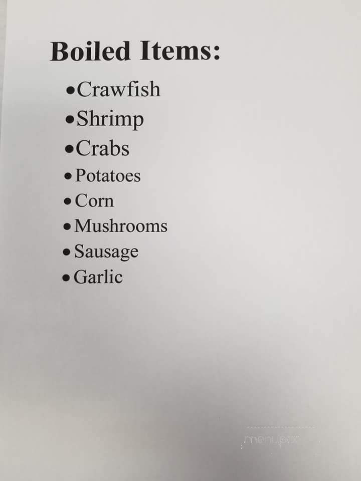 Northshore Seafood - Mandeville, LA menu_pic